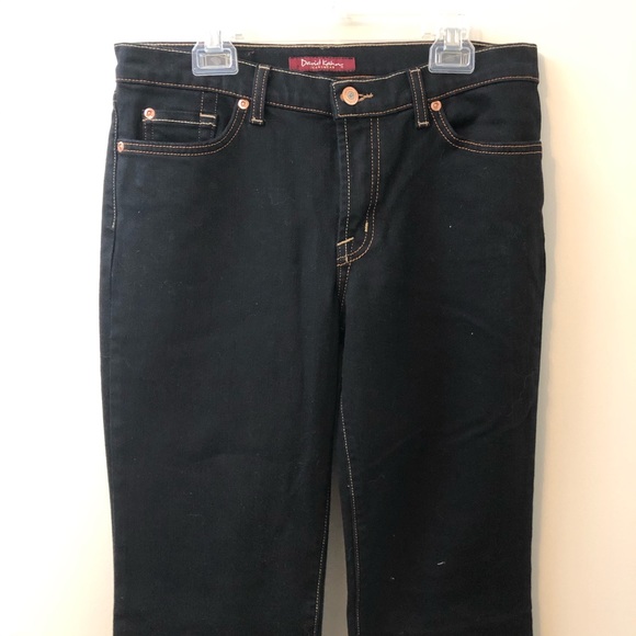 David Kahn Dark Rinse Black Bootcut Jeans - Picture 9 of 11